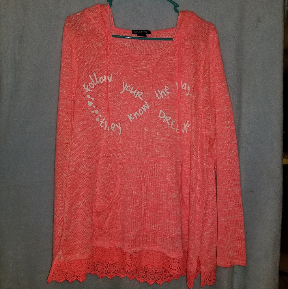 Women's 1X lightweight shirt with hood
